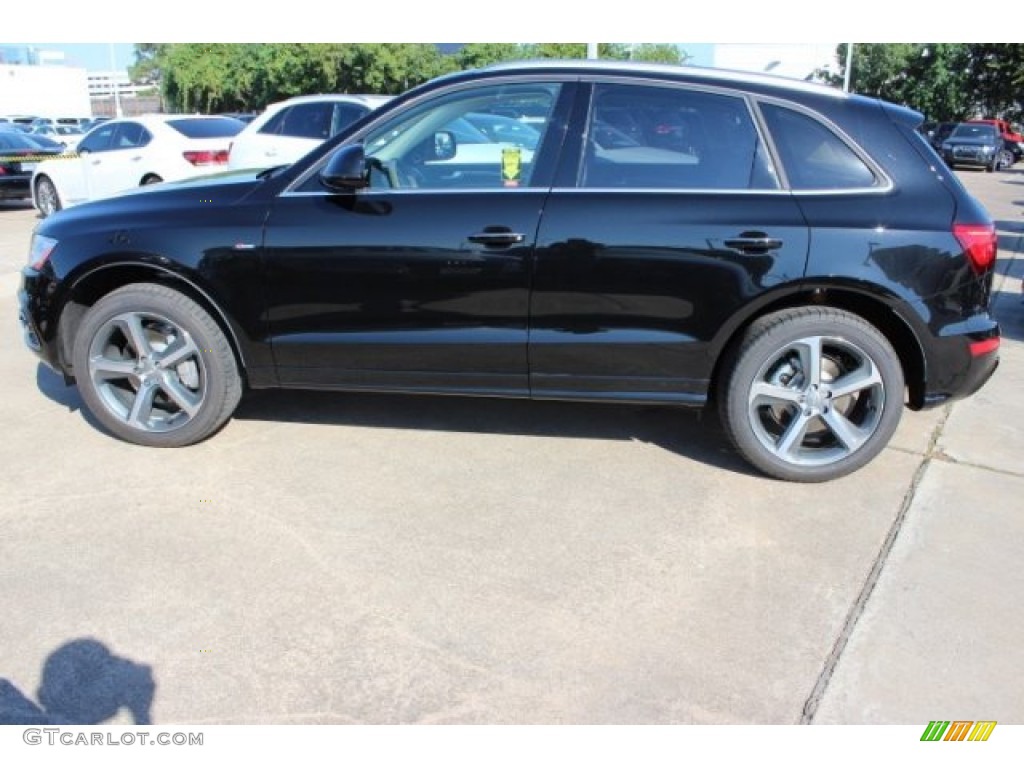 2016 Q5 3.0 TFSI Premium Plus quattro - Mythos Black Metallic / Pistachio Beige photo #5