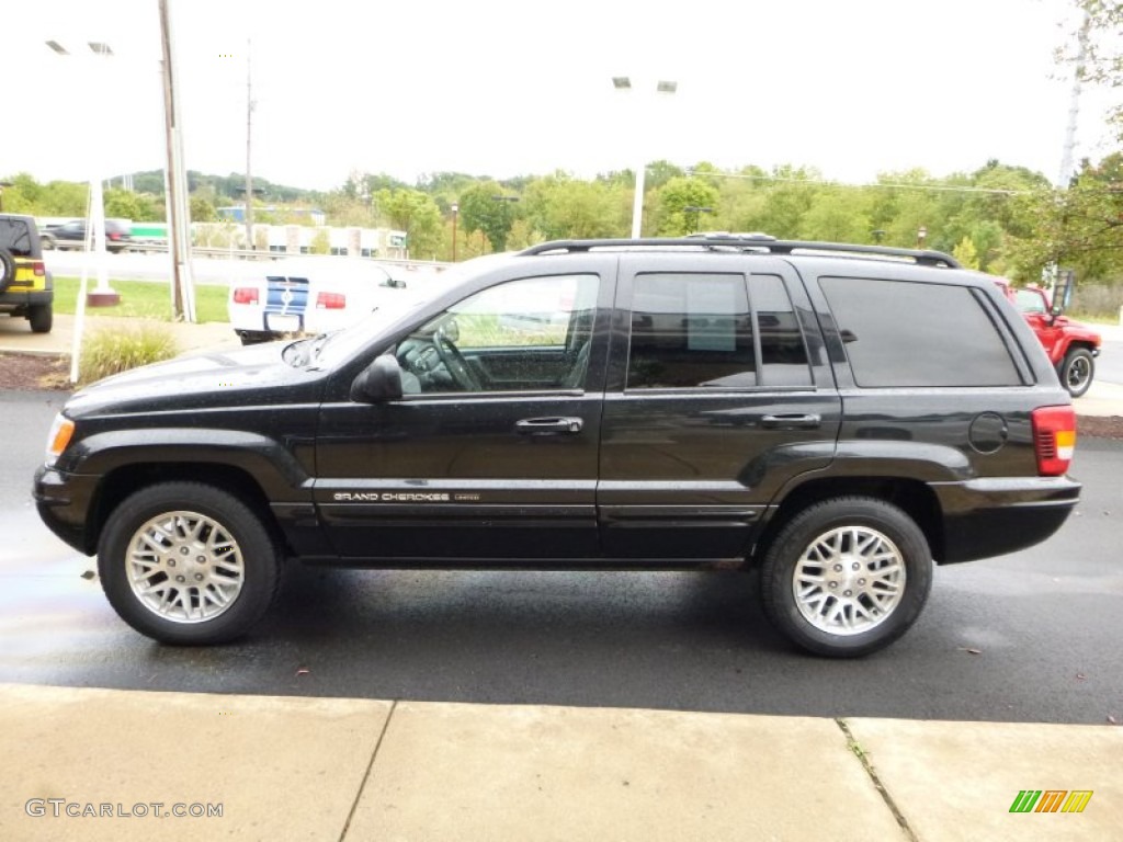 2004 Grand Cherokee Limited 4x4 - Brillant Black Crystal Pearl / Dark Slate Gray photo #9