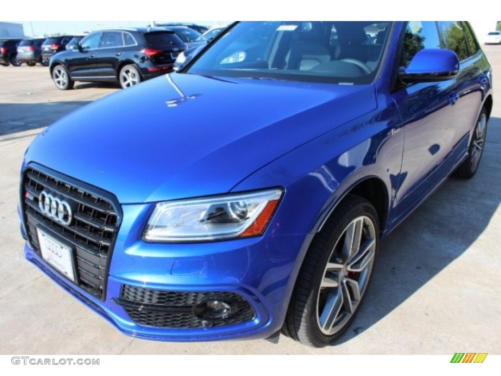 2016 SQ5 Premium Plus 3.0 TFSI quattro - Sepang Blue Pearl / Black photo #3