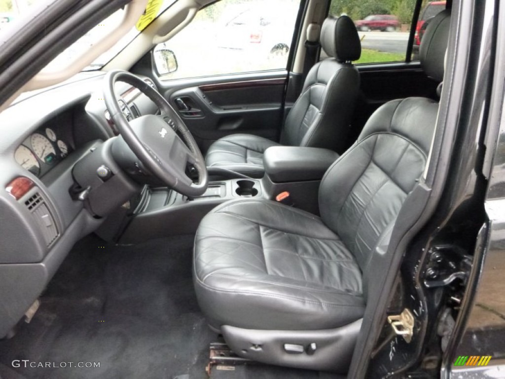 2004 Grand Cherokee Limited 4x4 - Brillant Black Crystal Pearl / Dark Slate Gray photo #14