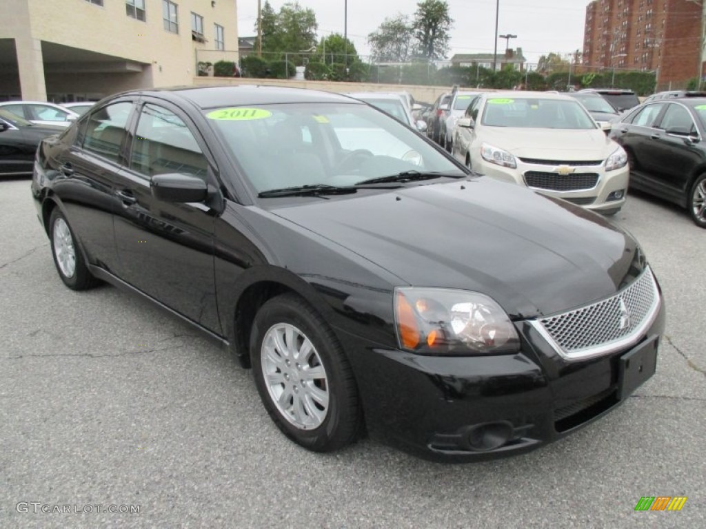 2011 Galant FE - Kalapana Black / Medium Gray photo #7