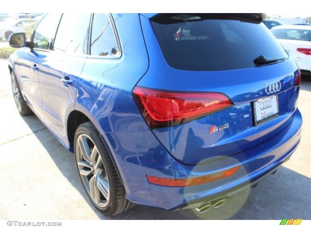 2016 SQ5 Premium Plus 3.0 TFSI quattro - Sepang Blue Pearl / Black/Chestnut Brown photo #6