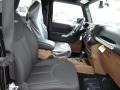 Black/Dark Saddle 2016 Jeep Wrangler Sahara 4x4 Interior Color