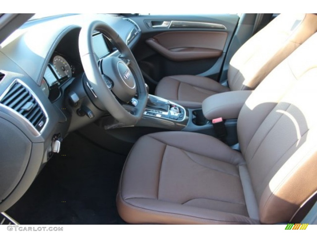 2016 SQ5 Premium Plus 3.0 TFSI quattro - Sepang Blue Pearl / Black/Chestnut Brown photo #15