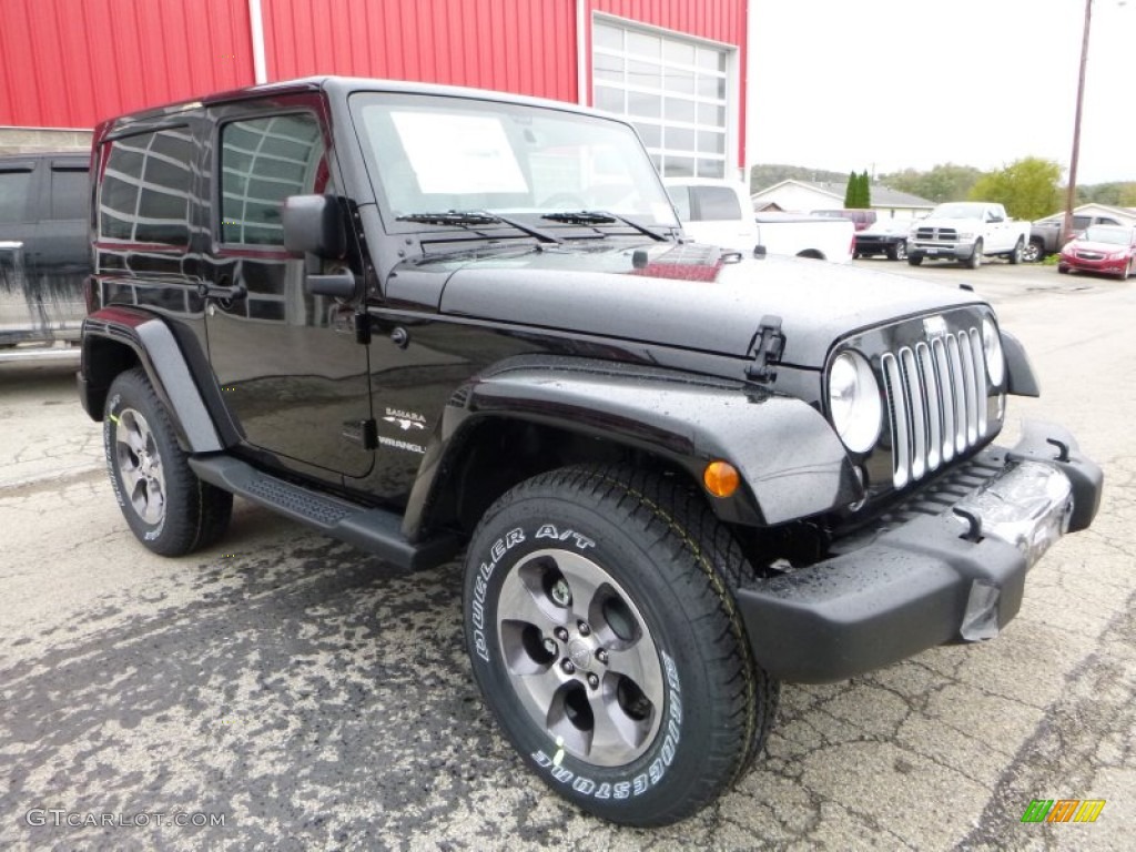 Black 2016 Jeep Wrangler Sahara 4x4 Exterior Photo #107638865