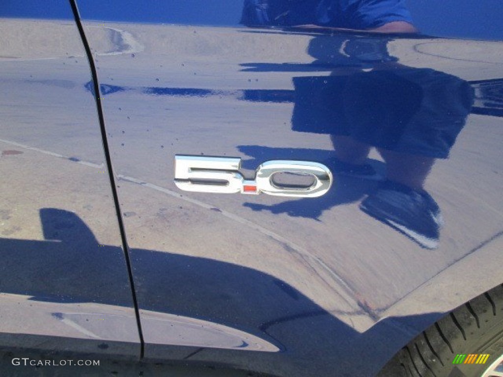 2015 Mustang GT Premium Coupe - Deep Impact Blue Metallic / Ebony photo #3