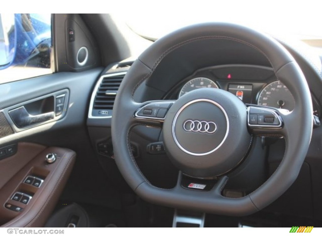 2016 SQ5 Premium Plus 3.0 TFSI quattro - Sepang Blue Pearl / Black/Chestnut Brown photo #38