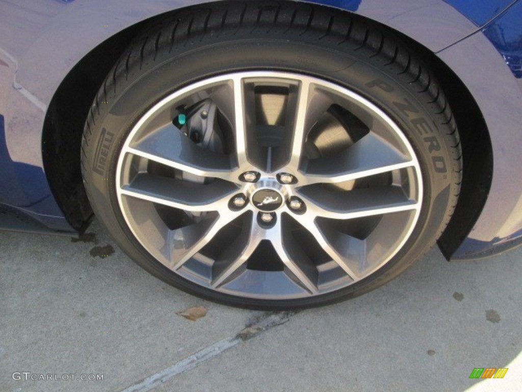 2015 Mustang GT Premium Coupe - Deep Impact Blue Metallic / Ebony photo #20