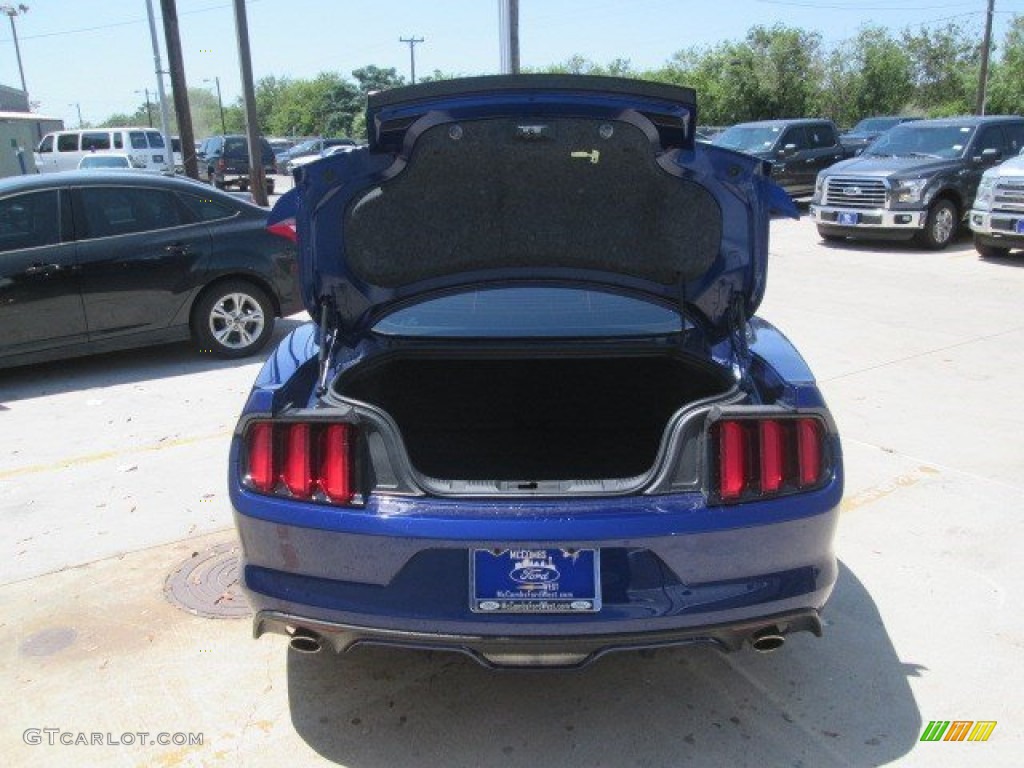 2015 Mustang GT Premium Coupe - Deep Impact Blue Metallic / Ebony photo #26