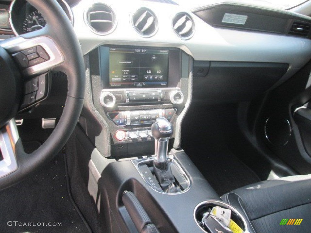 2015 Mustang GT Premium Coupe - Deep Impact Blue Metallic / Ebony photo #33