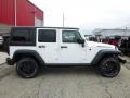 2016 Bright White Jeep Wrangler Unlimited Sport 4x4  photo #8