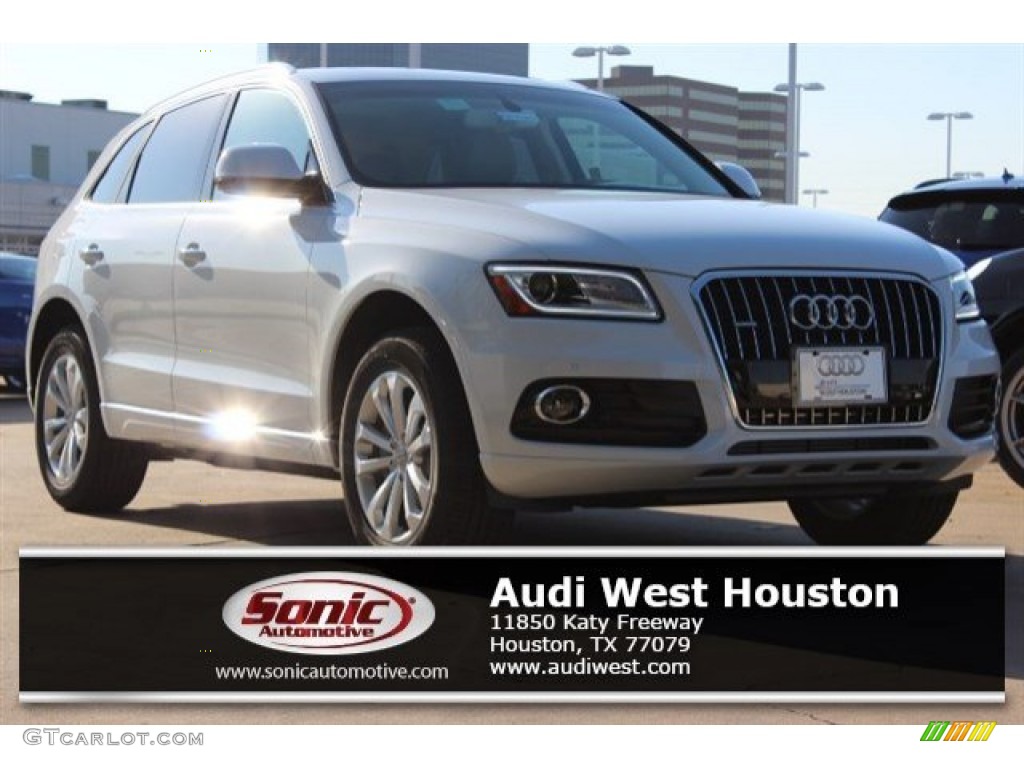 2016 Q5 2.0 TFSI Premium Plus quattro - Glacier White Metallic / Pistachio Beige photo #1