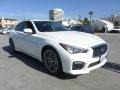 Moonlight White 2014 Infiniti Q 50S 3.7