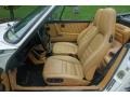 Cashmere Beige Front Seat Photo for 1989 Porsche 911 #107641300