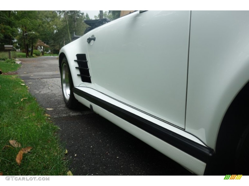 1989 911 Carrera Turbo Cabriolet Slant Nose - Grand Prix White / Cashmere Beige photo #22