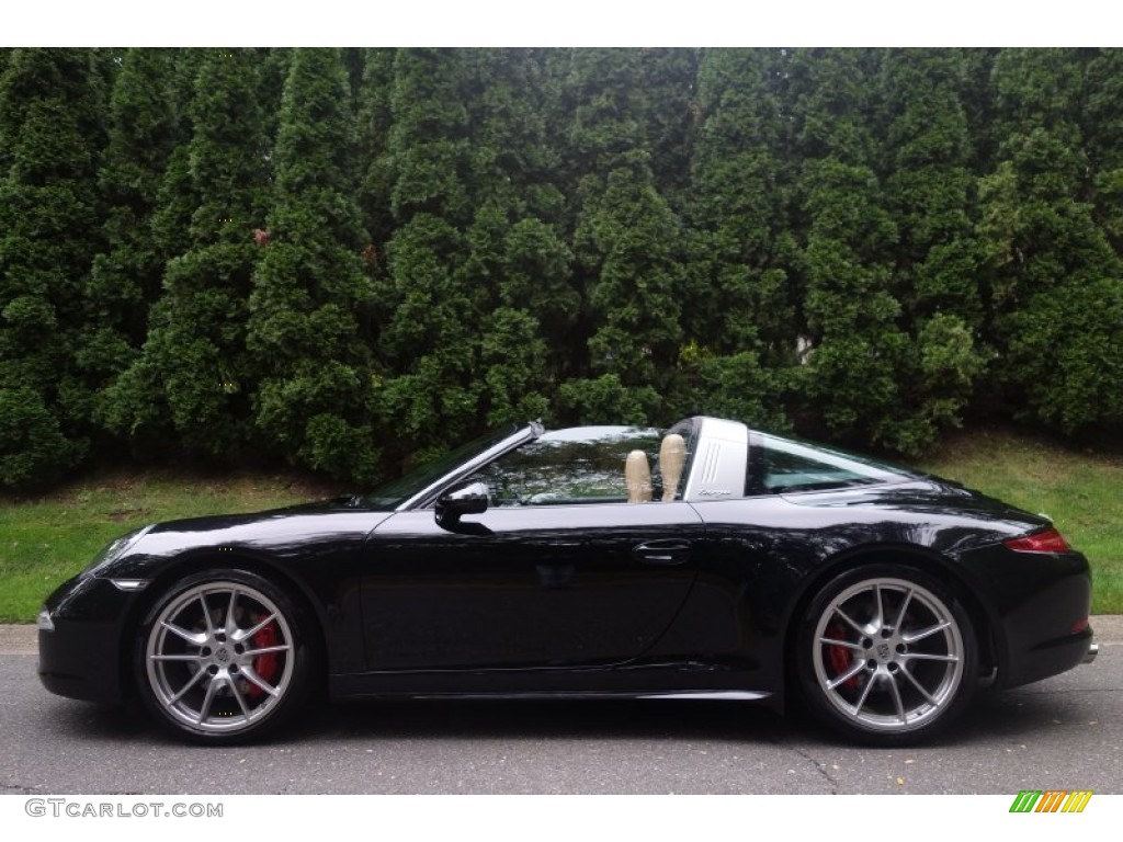 Jet Black Metallic 2015 Porsche 911 Targa 4S Exterior Photo #107641649