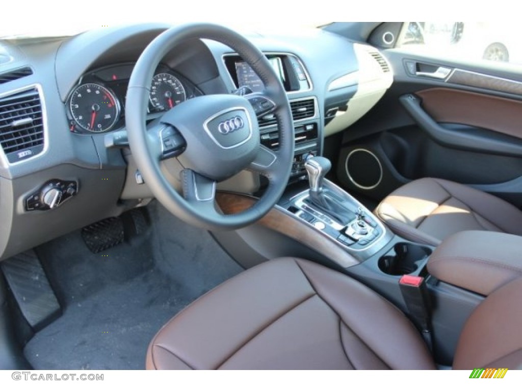 2016 Q5 2.0 TFSI Premium Plus quattro - Mythos Black Metallic / Chestnut Brown photo #14