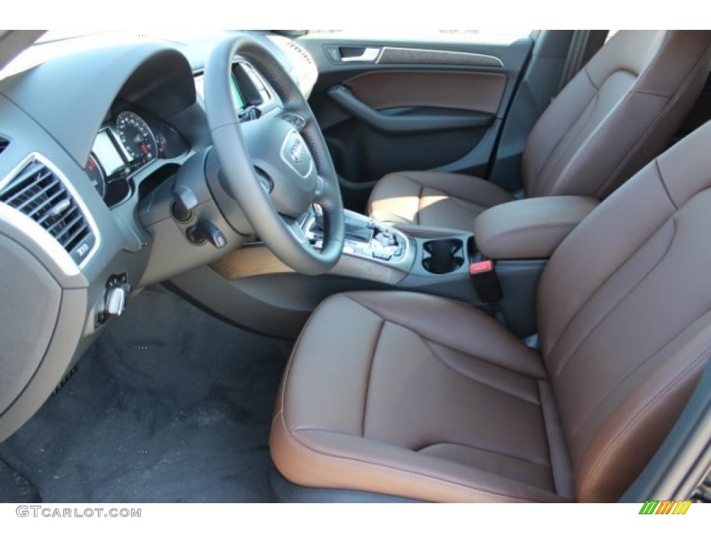 2016 Q5 2.0 TFSI Premium Plus quattro - Mythos Black Metallic / Chestnut Brown photo #15