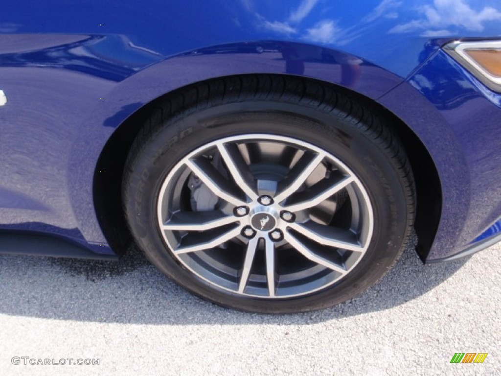 2015 Mustang GT Coupe - Deep Impact Blue Metallic / Ebony photo #3