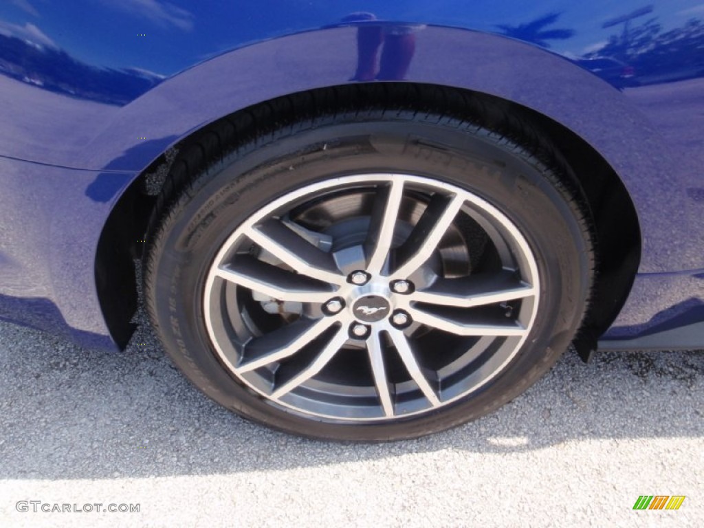 2015 Mustang GT Coupe - Deep Impact Blue Metallic / Ebony photo #4