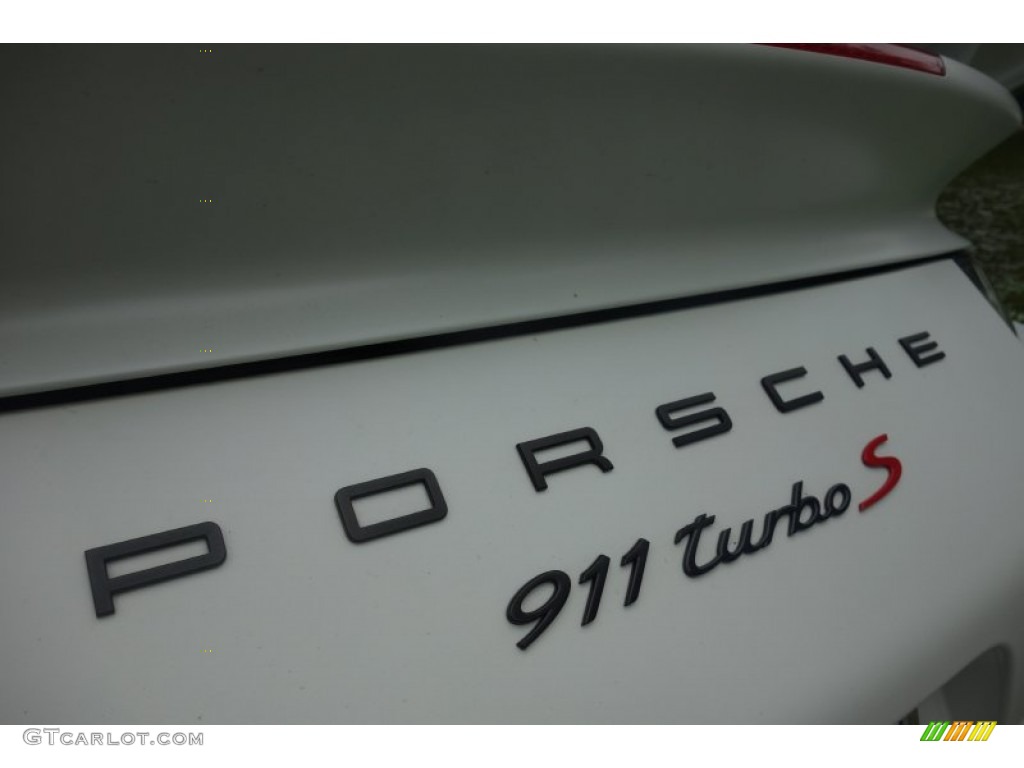 2014 Porsche 911 Turbo S Coupe Marks and Logos Photo #107642282