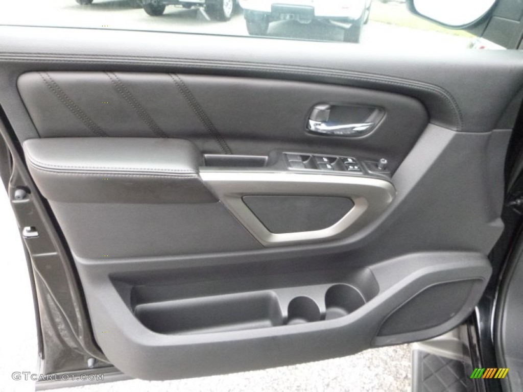 2015 Armada SL 4x4 - Magnetic Black / Charcoal photo #14