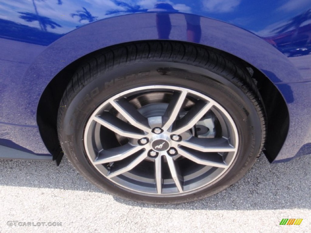 2015 Mustang GT Coupe - Deep Impact Blue Metallic / Ebony photo #10