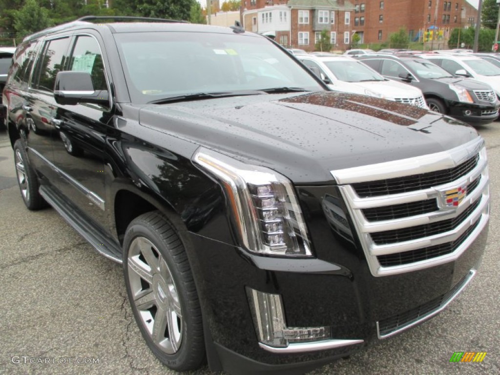 Black Raven 2015 Cadillac Escalade ESV Luxury 4WD Exterior Photo #107642381