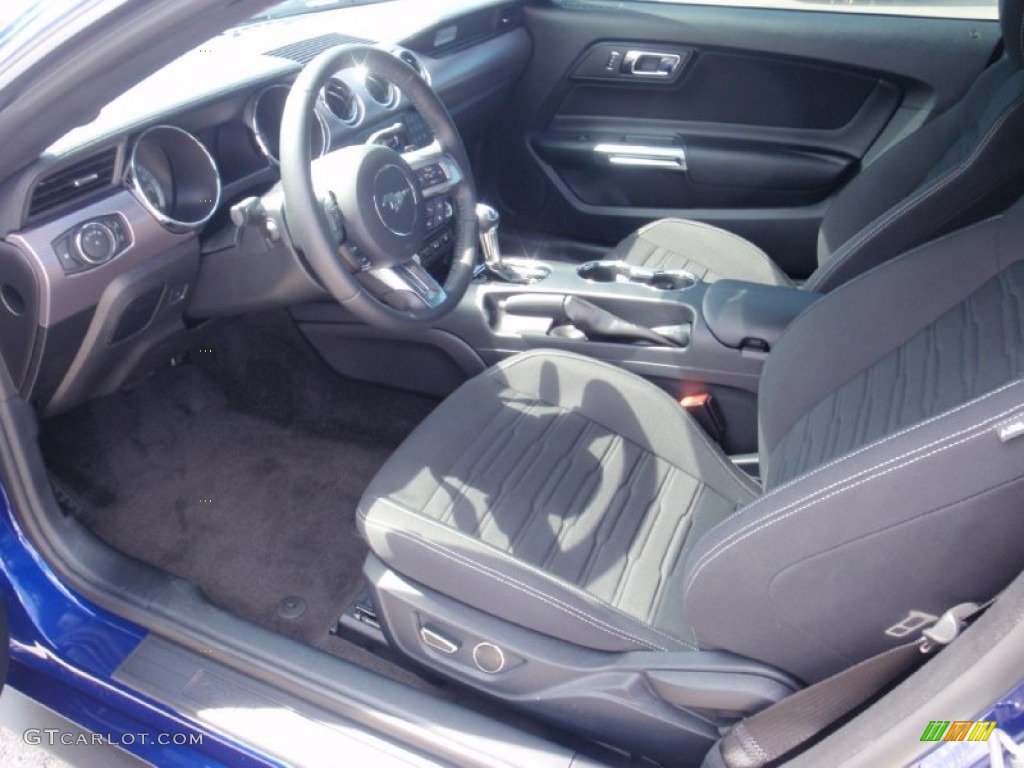 2015 Mustang GT Coupe - Deep Impact Blue Metallic / Ebony photo #18
