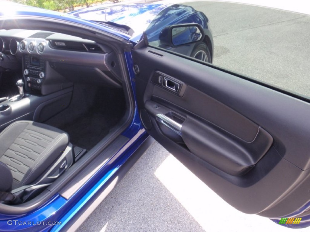 2015 Mustang GT Coupe - Deep Impact Blue Metallic / Ebony photo #20