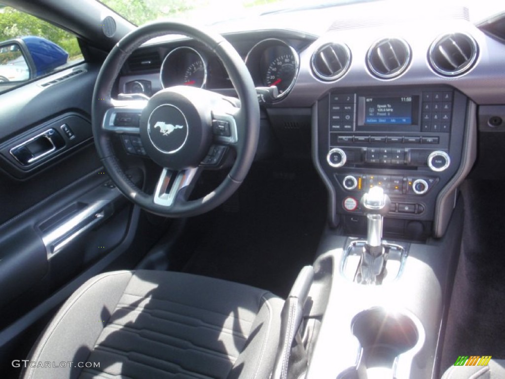 2015 Mustang GT Coupe - Deep Impact Blue Metallic / Ebony photo #24