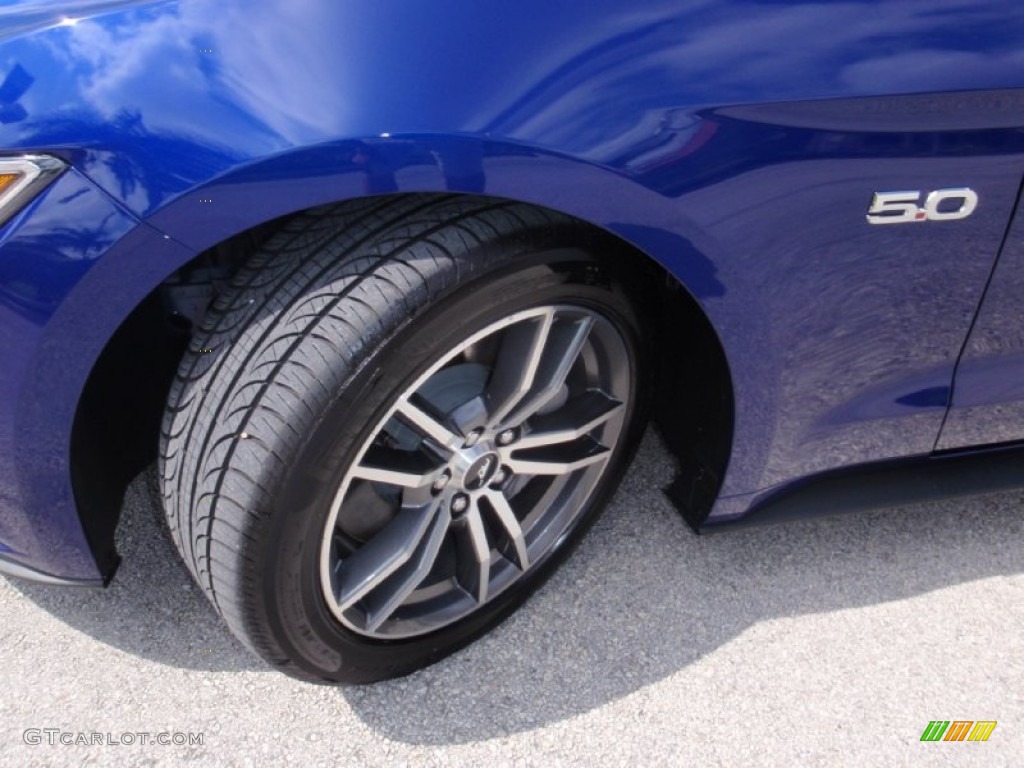 2015 Mustang GT Coupe - Deep Impact Blue Metallic / Ebony photo #30