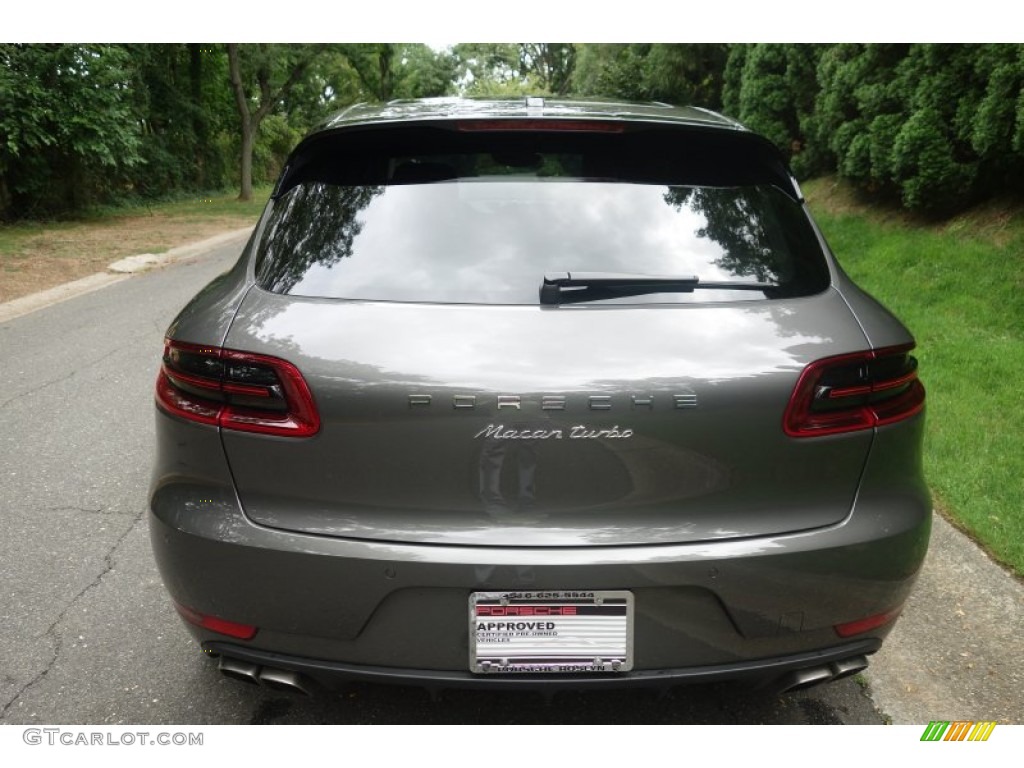 2016 Macan Turbo - Agate Grey Metallic / Black/Garnet Red photo #5