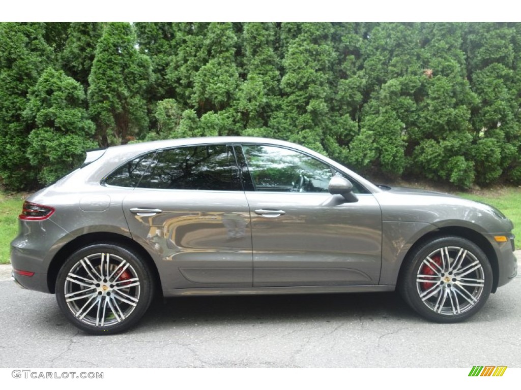 2016 Macan Turbo - Agate Grey Metallic / Black/Garnet Red photo #7