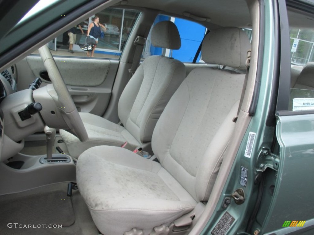 2004 Accent GL Sedan - Quartz Green / Gray photo #20