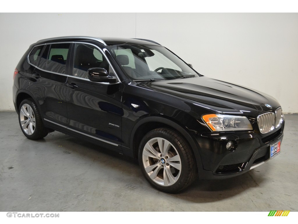 2012 X3 xDrive 35i - Jet Black / Black photo #1