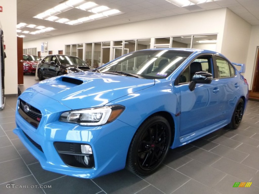 Hyper Blue 2016 Subaru WRX STI HyperBlue Limited Edition Exterior Photo #107644658