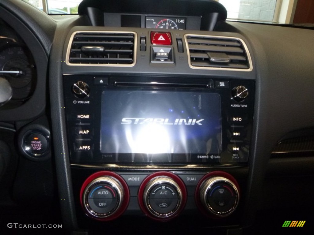 2016 Subaru WRX STI HyperBlue Limited Edition Controls Photo #107644883