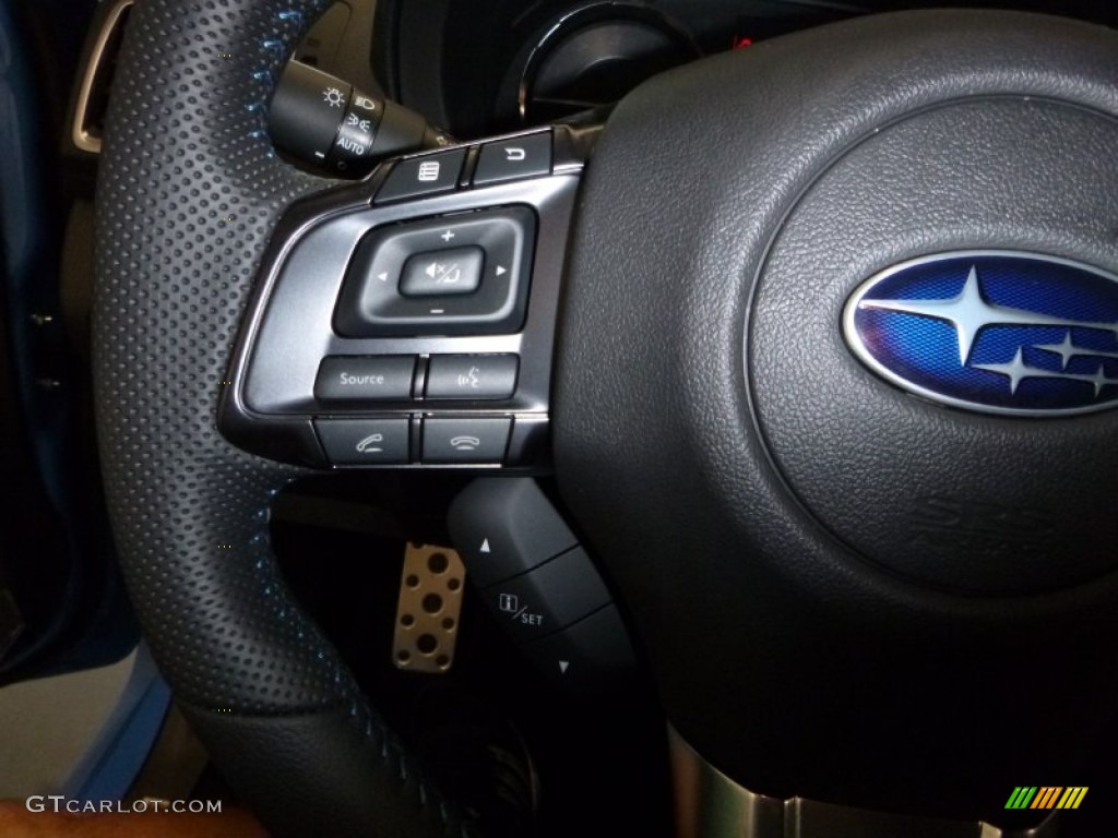 2016 Subaru WRX STI HyperBlue Limited Edition Controls Photo #107644910