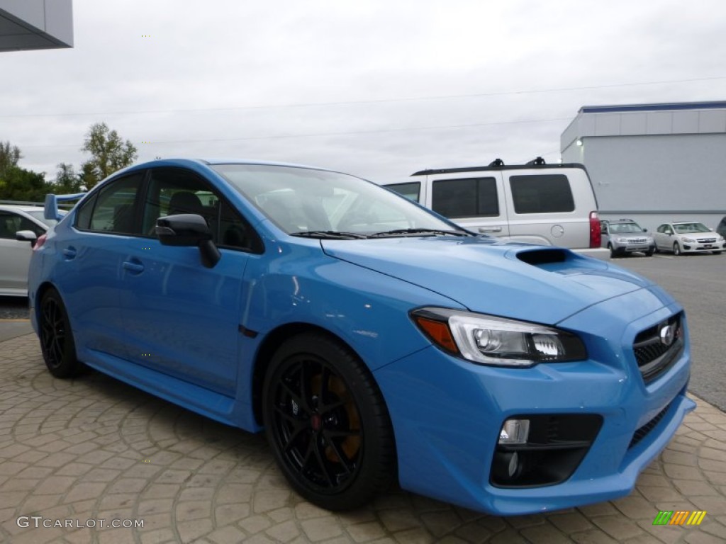 Hyper Blue Subaru WRX