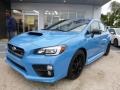 Front 3/4 View of 2016 WRX STI HyperBlue Limited Edition