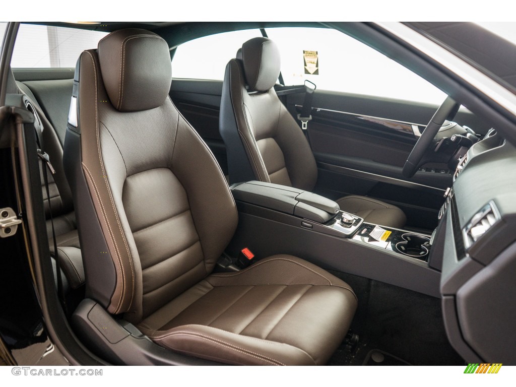 Espresso Brown/Silk Beige Interior 2016 Mercedes-Benz E 400 Coupe Photo #107645797