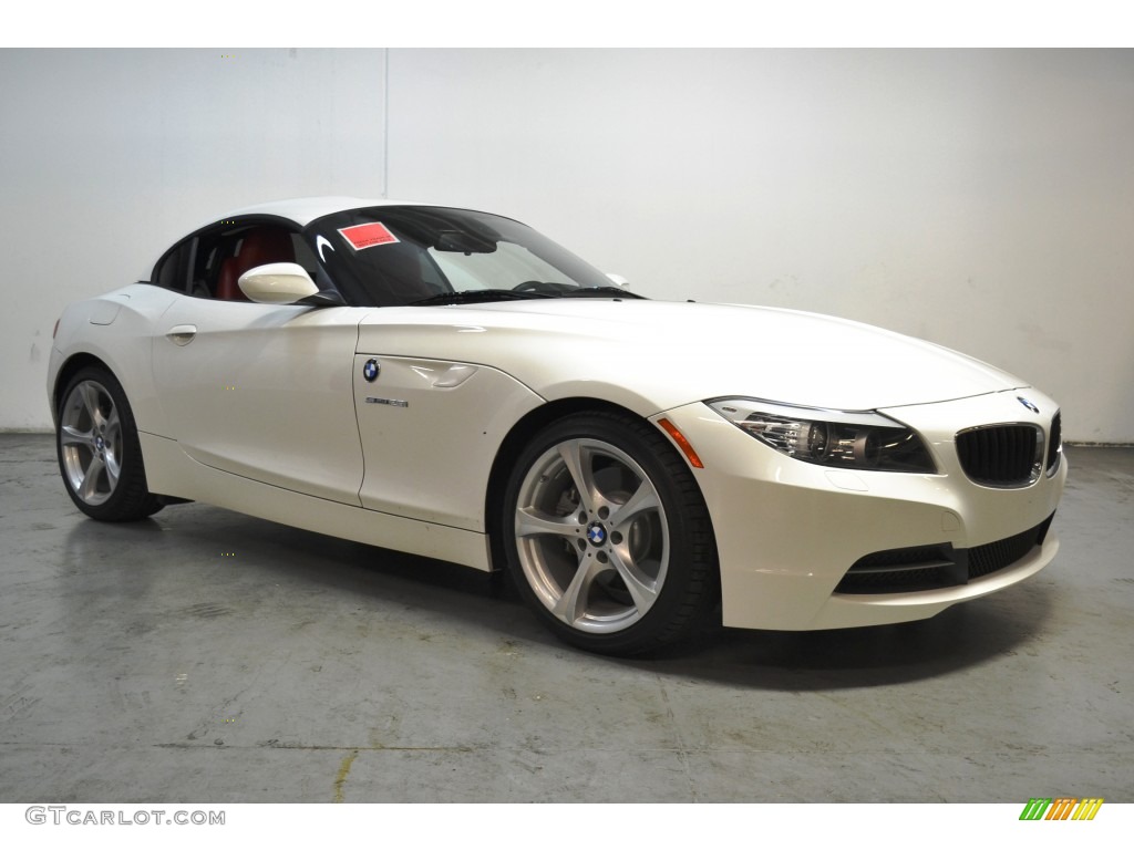 2012 Z4 sDrive28i - Alpine White / Coral Red photo #2