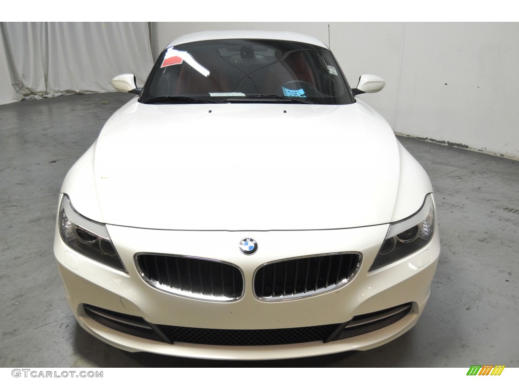 2012 Z4 sDrive28i - Alpine White / Coral Red photo #4