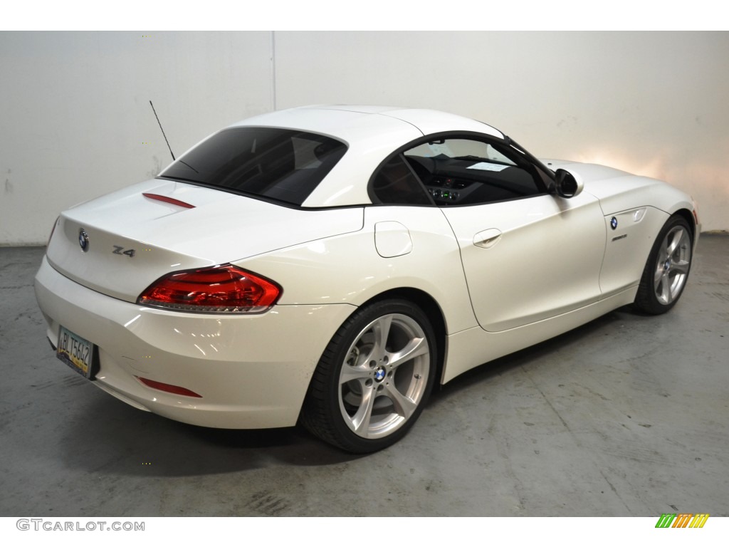 2012 Z4 sDrive28i - Alpine White / Coral Red photo #5