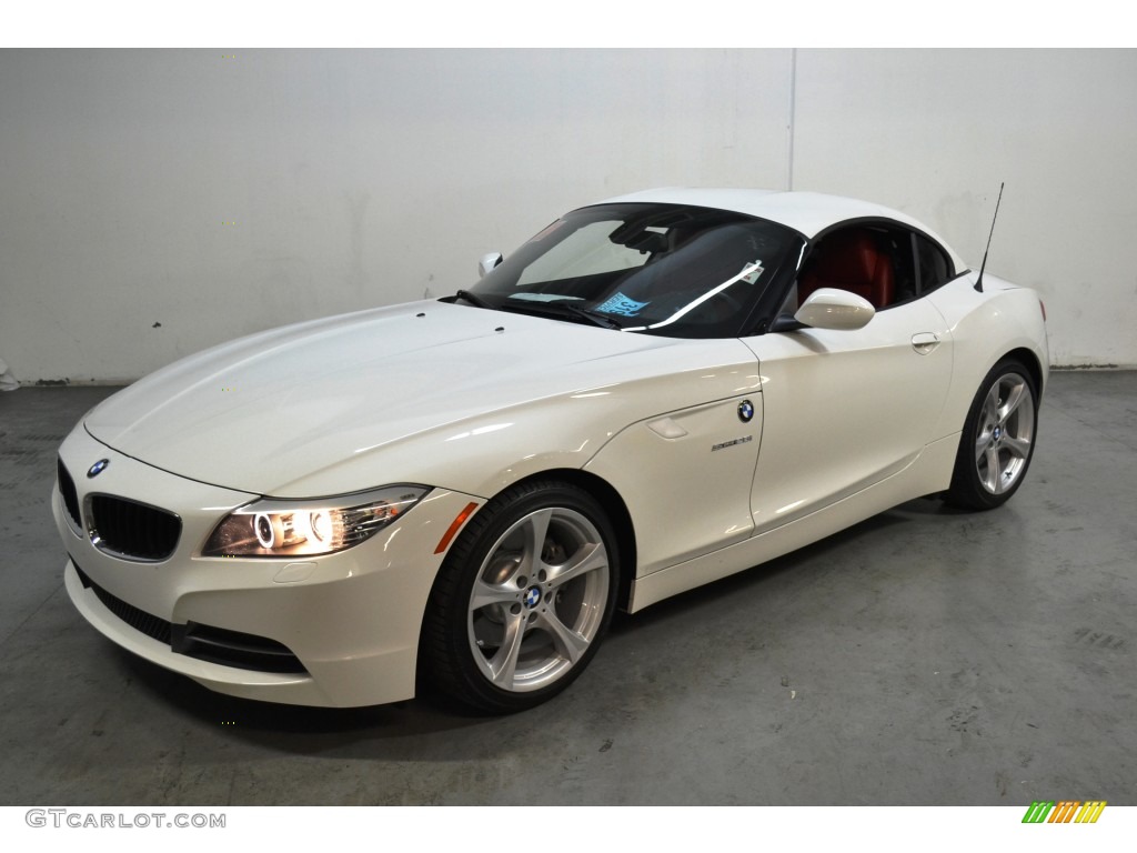 2012 Z4 sDrive28i - Alpine White / Coral Red photo #9