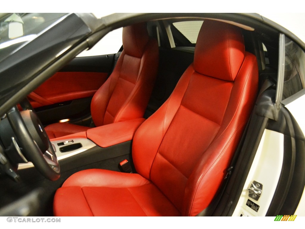 2012 Z4 sDrive28i - Alpine White / Coral Red photo #14