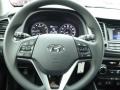 2016 Hyundai Tucson Black Interior Steering Wheel Photo