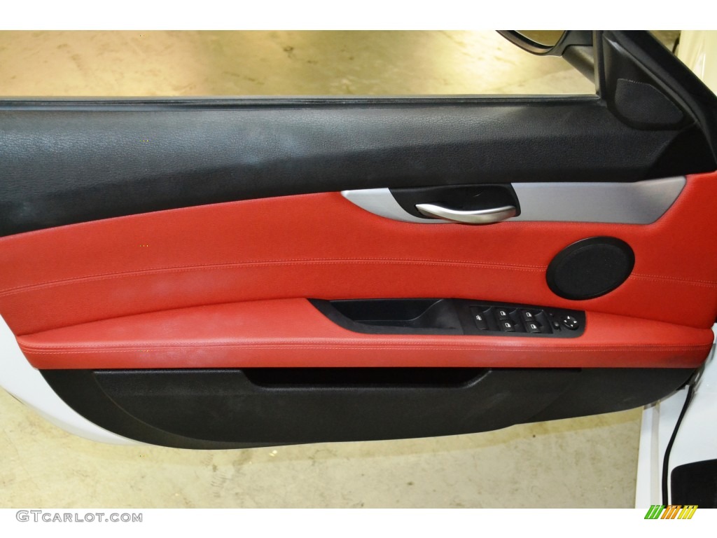 2012 Z4 sDrive28i - Alpine White / Coral Red photo #15