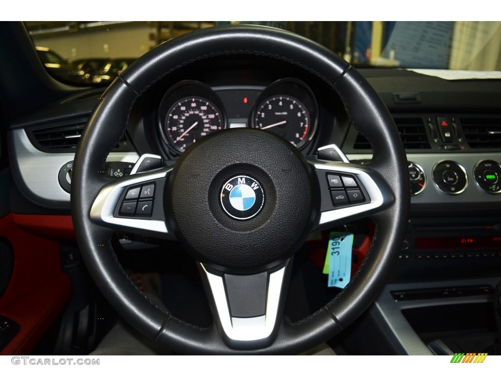 2012 Z4 sDrive28i - Alpine White / Coral Red photo #22